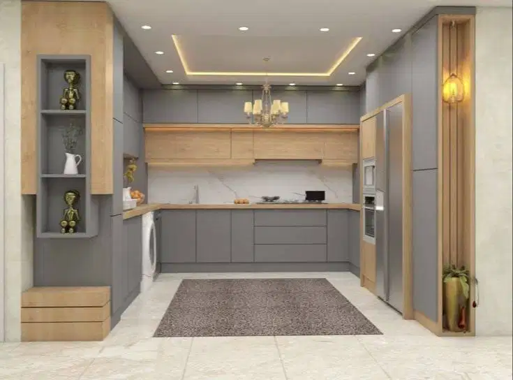 Custom Interior Kitchen Set, Backdrop TV, Lemari, Wardrobe, Kitchenset