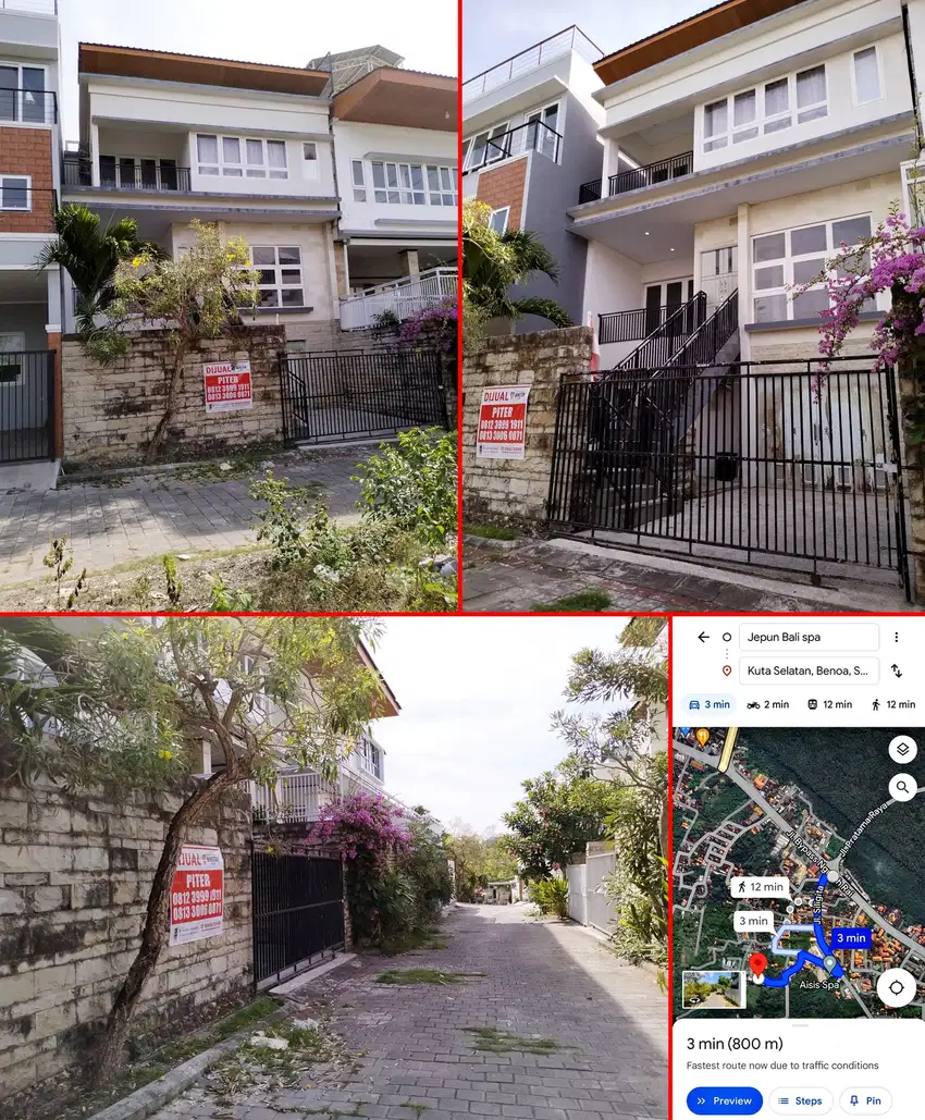 BUTUH JUAL CEPAT RUMAH 3 LANTAI DI BALI