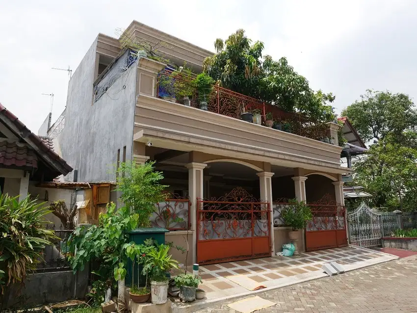 Rumah sdh direnovasi, Full Bangunan, timur Laut, diPerum Banjar Wijaya