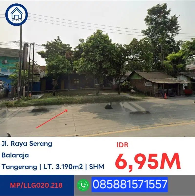 TANAH JALAN RAYA SERANG KM 26.8