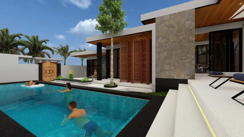 Villa baru di kawasan pantai melasti - Vsaa