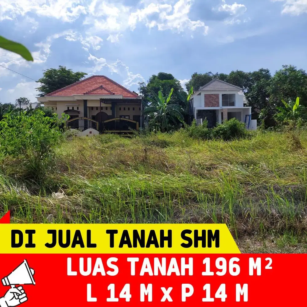 DIJUAL TANAH STRATEGIS NOL JALAN RAYA DESA DOMAS MENGANTI