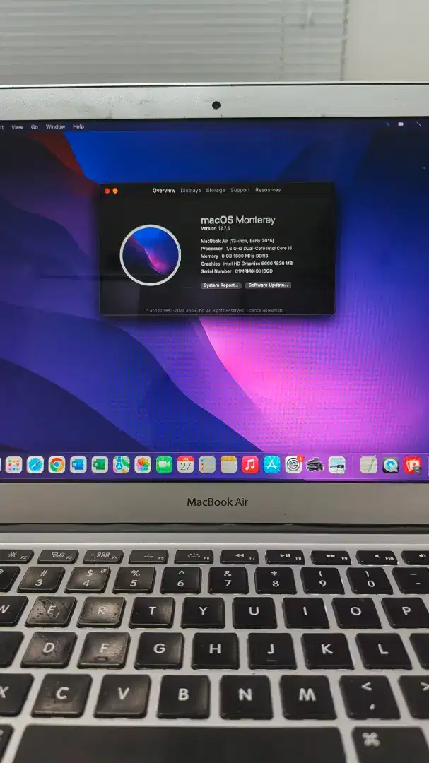 Macbook air 13 inch 2015