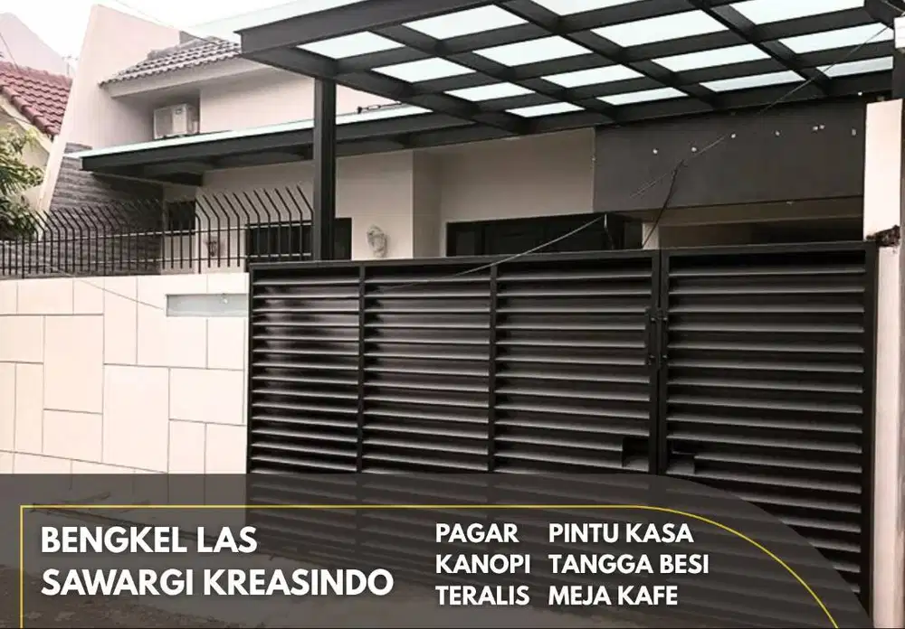Jasa Pasang Pagar Kanopi, Tangga Besi dll | Harga Terbaik
