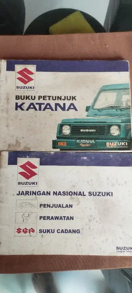 Buku manual mobil Suzuki Katana GX