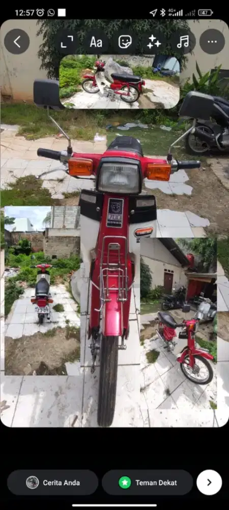 Honda clasik c700 tahun 81