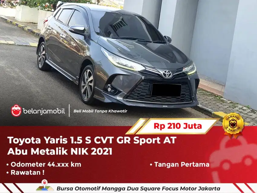 [ GARANSI 1TH ] Toyota Yaris 1.5 S CVT GR Sport AT Abu 2021/2022