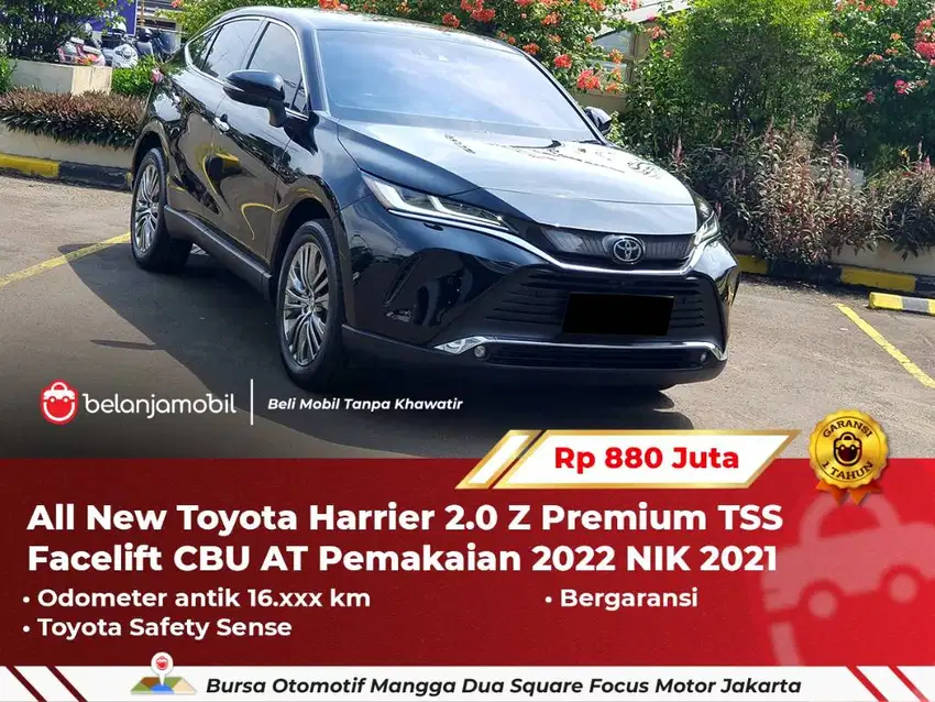 [ ODO ANTIK 16RB ] All New Toyota Harrier 2.0 Z Premium TSS 2021/2022