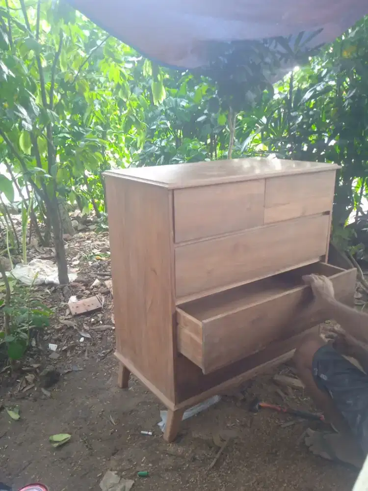 Drawer Laci Kayu Jati