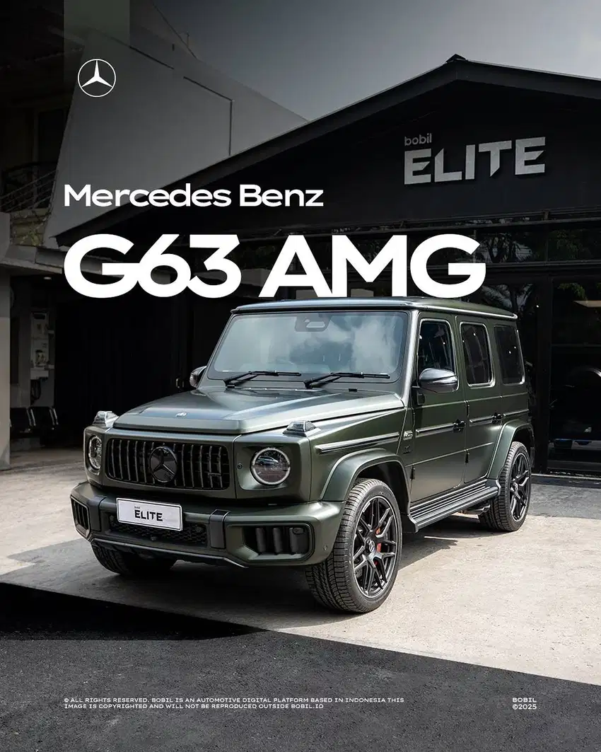 2025 Mercedes‑Benz AMG G63 New Facelift Olive Magno