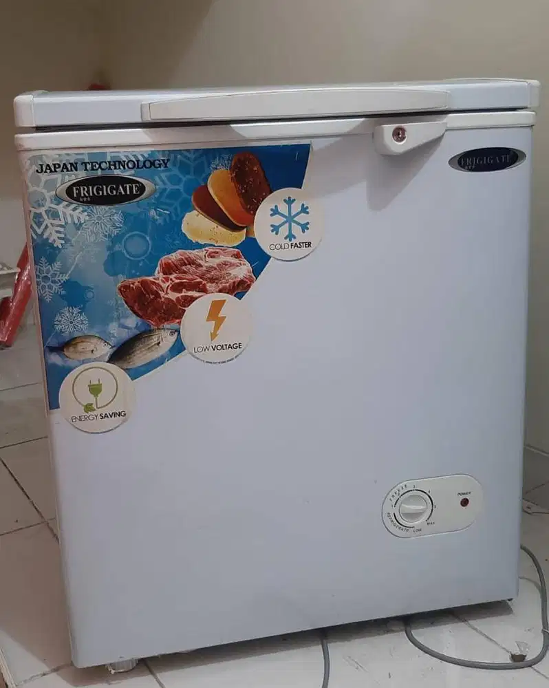 Chest Freezer Frigigate F-100 (Bekas) – Kapasitas ±100 Liter