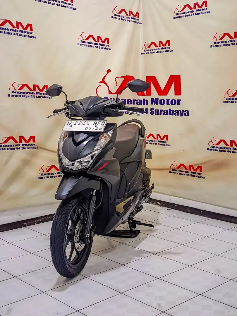 Km 10 Ribu  Mulus Honda Beat Deluxe tahun 2023 Hitam doff