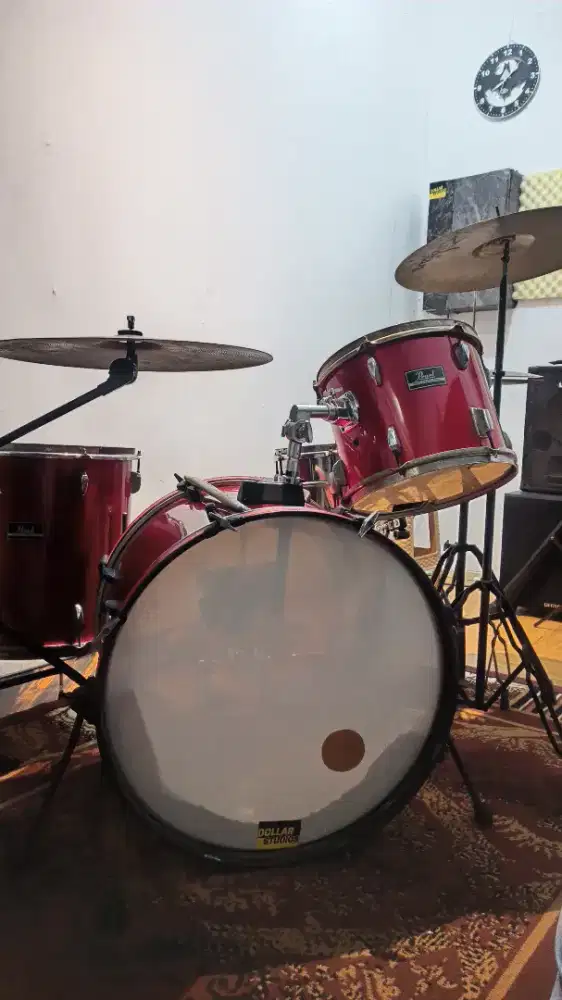 Dijual drum pearl forum tanpa simbal
