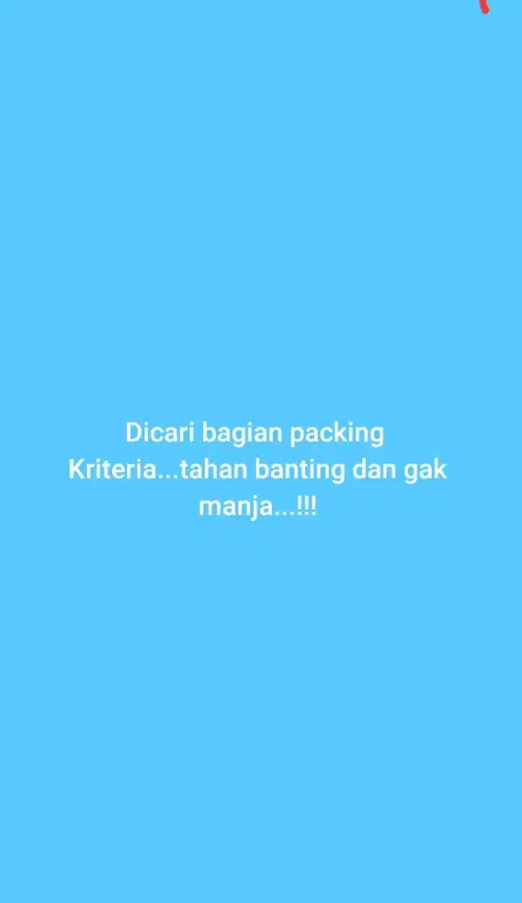 Bagian packing dan jb