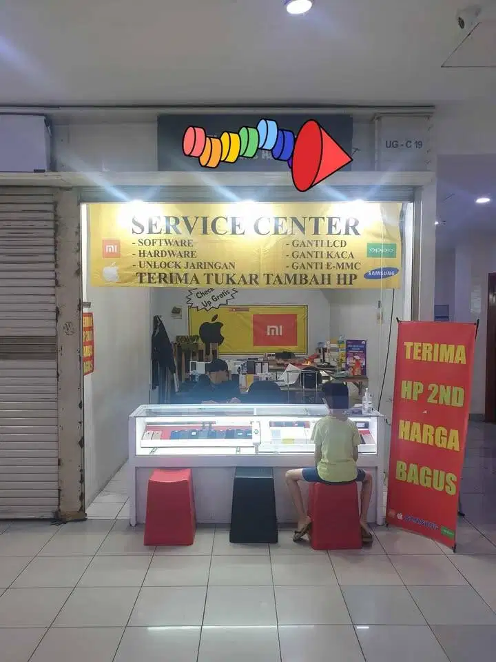 Jual Kios di BEC 1 Lt. UG Bandung, udah pasif Income! ato mau dagang?