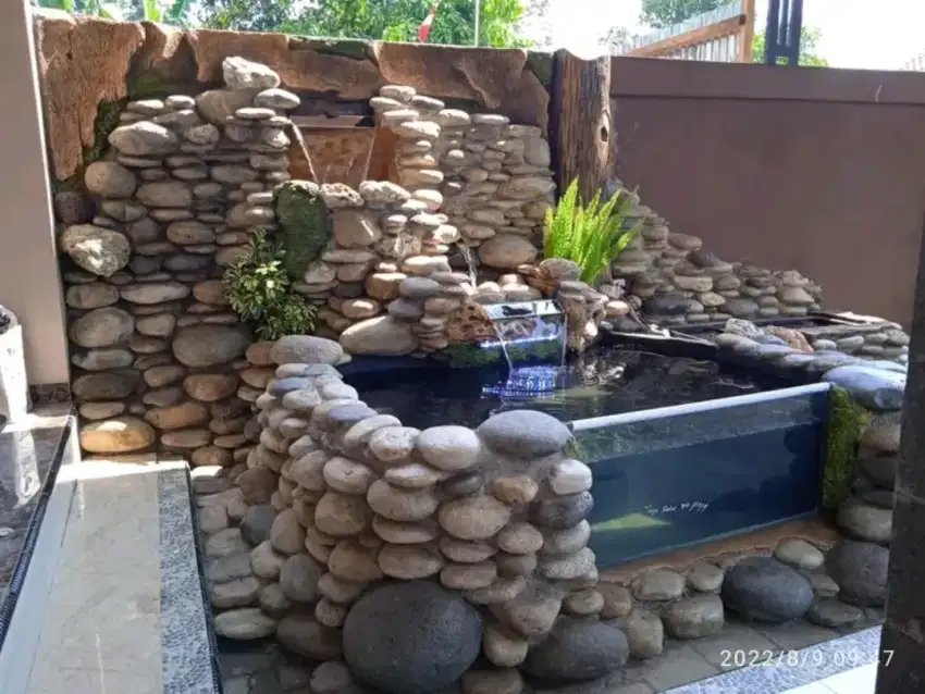 Jasa pembuatan taman dan kolam