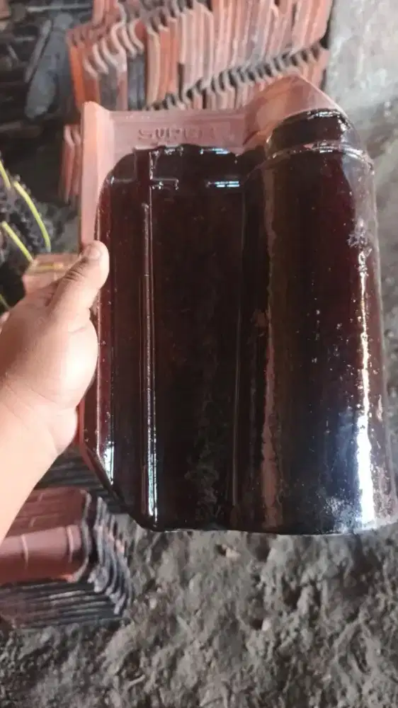 Genteng jati wangi glazur