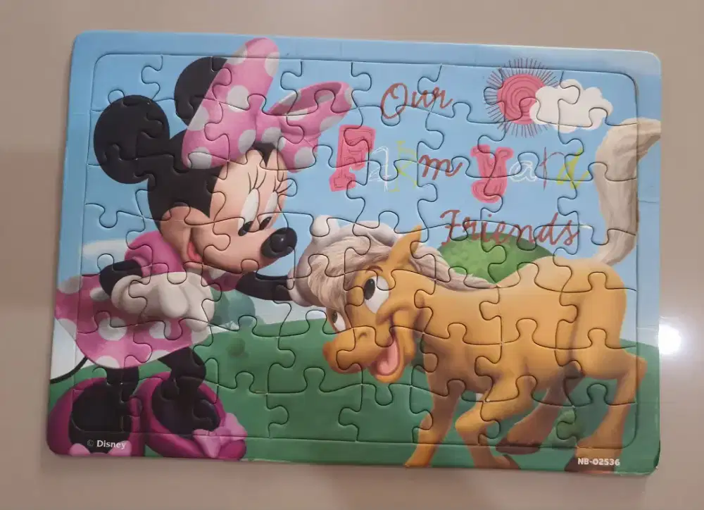 Mainan puzzle anak ukuran besar