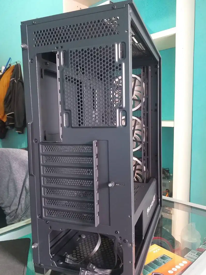 GAMING CASE VENOM RX DROGON MAX TEMPERED GLASSE INCLUDE 3 FAN MURAAAHH