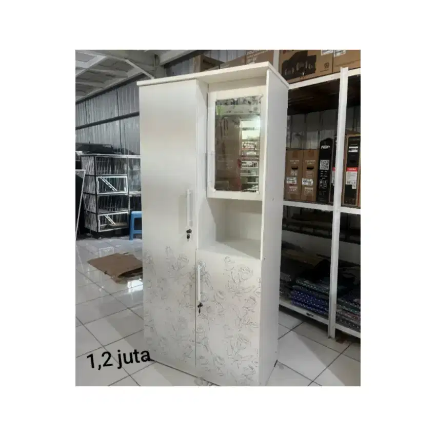 Lemari pakaian 2 pintu