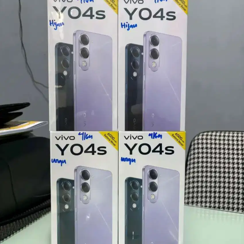 VIVO Y04S 4/64GB GARANSI RESMI VIVO 1 TAHUN BISA COD SEKITARAN DEPOK