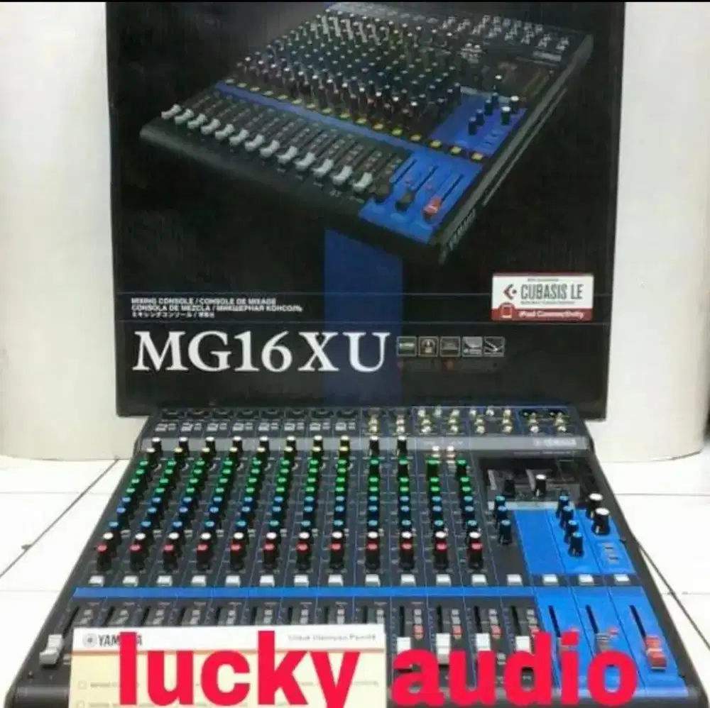 Mixer yamaha mg16xu mg 16 xu 16 channel original resmi baru