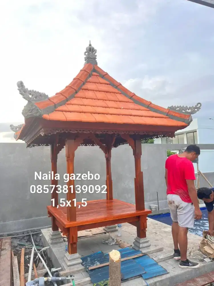 Gazebo tembau karya nak Bali