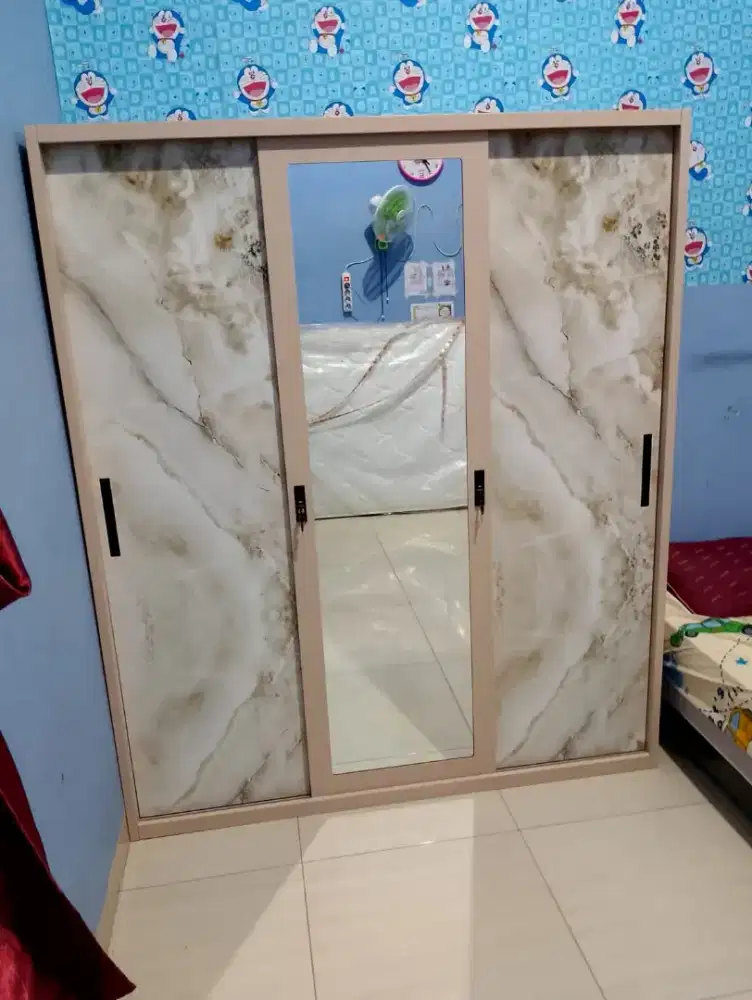 Lemari plat besi Olymsteel 3pt sliding