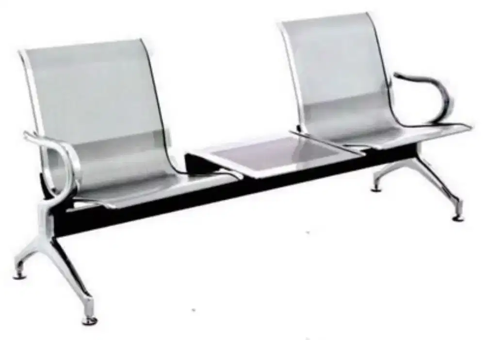 Kursi Tunggu 2 Dudukan + Meja Importa IMP-G305-1