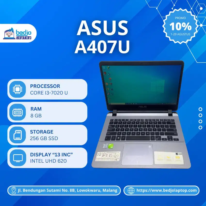 LAPTOP ASUS A407U TERMURAH!