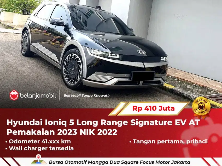 [ GARANSI 1TH ] Hyundai Ioniq 5 Long Range Signature EV AT 2022 2023