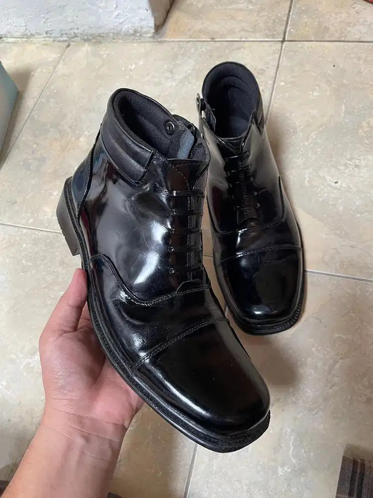 Sepatu Pdh kulit asli tni/polri