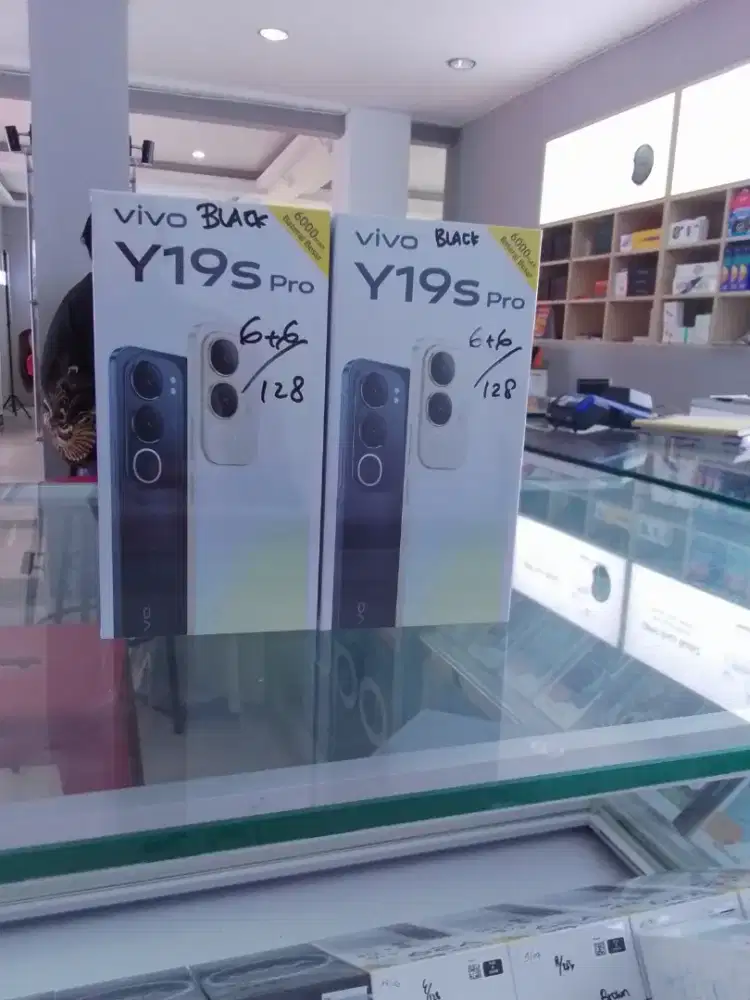 New Vivo Y19S PRO ram 6/128 baterai 6000mAh