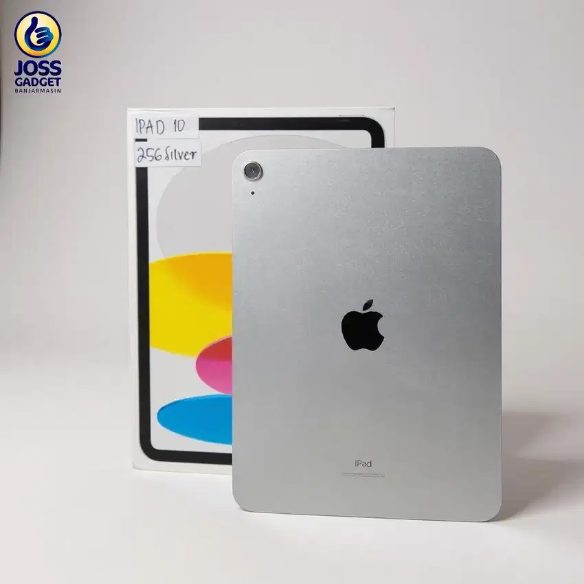 ipad 10 256gb silver super mulus fullset wifi only