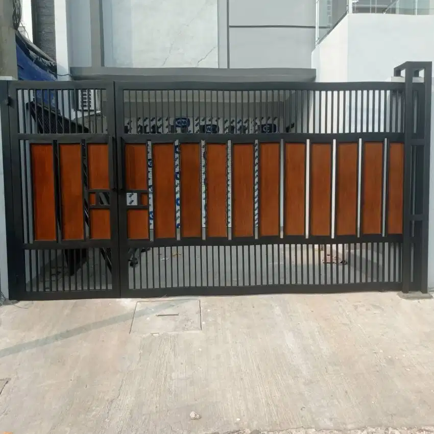 pagar woodplank grc