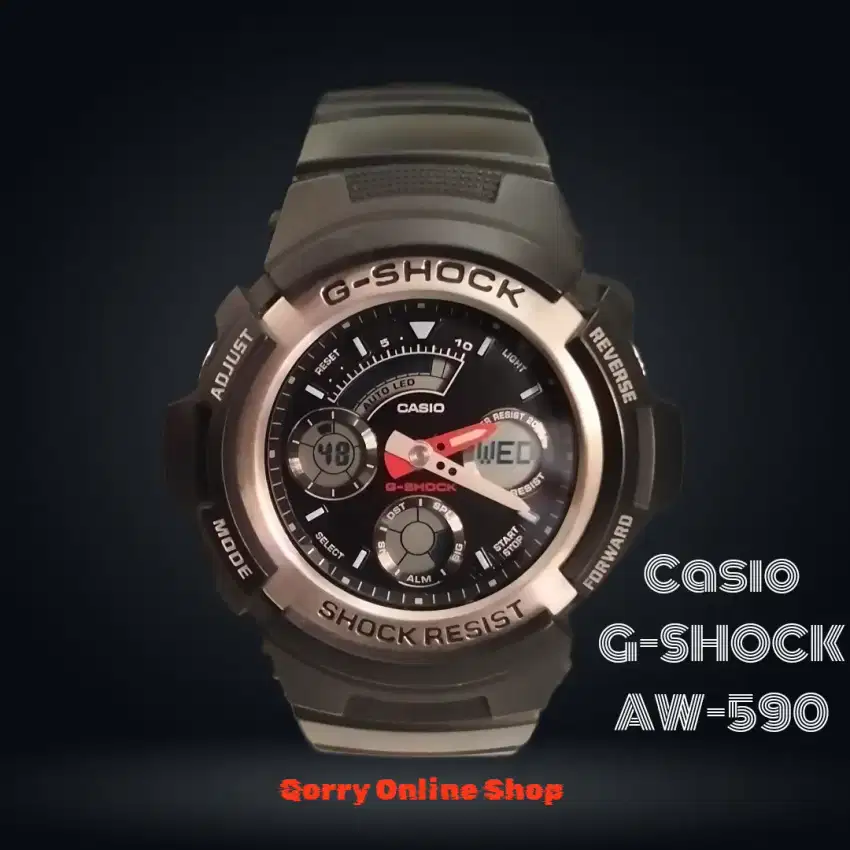 Jam Tangan Casio G-Shock AW-590 Original // Preloved Watches