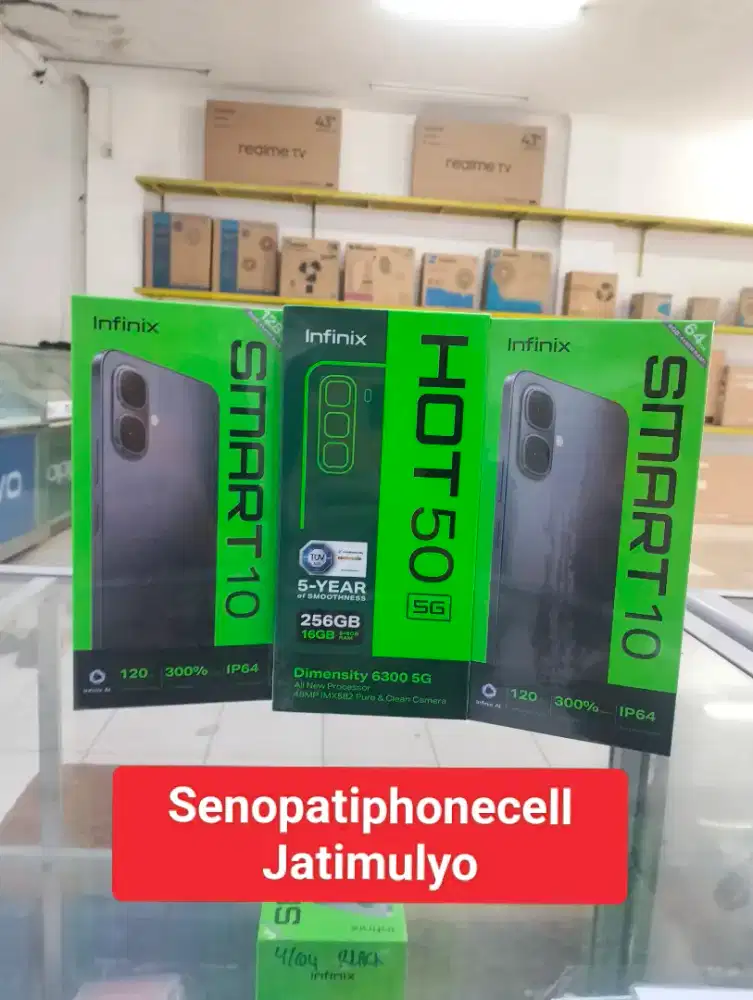 Infinix Smart 10 Ram 4+4/128 GB+Bonus Garansi Resmi Harga Promo !!