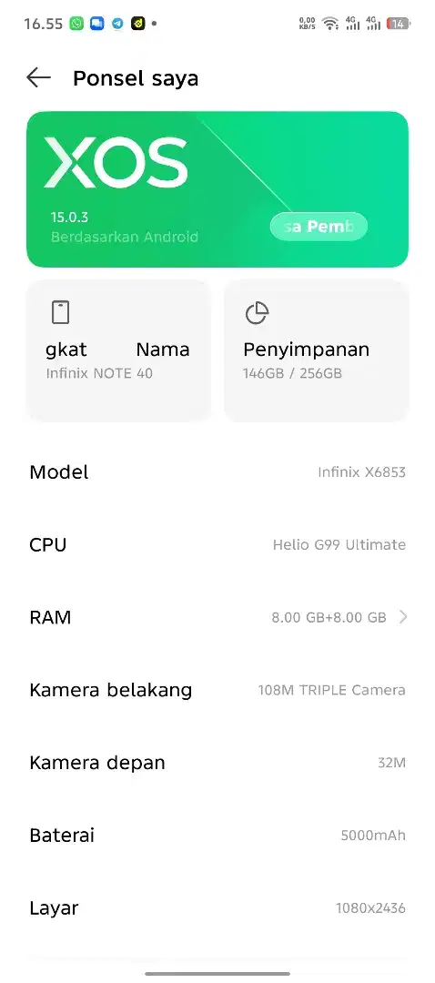 Infinix note 40