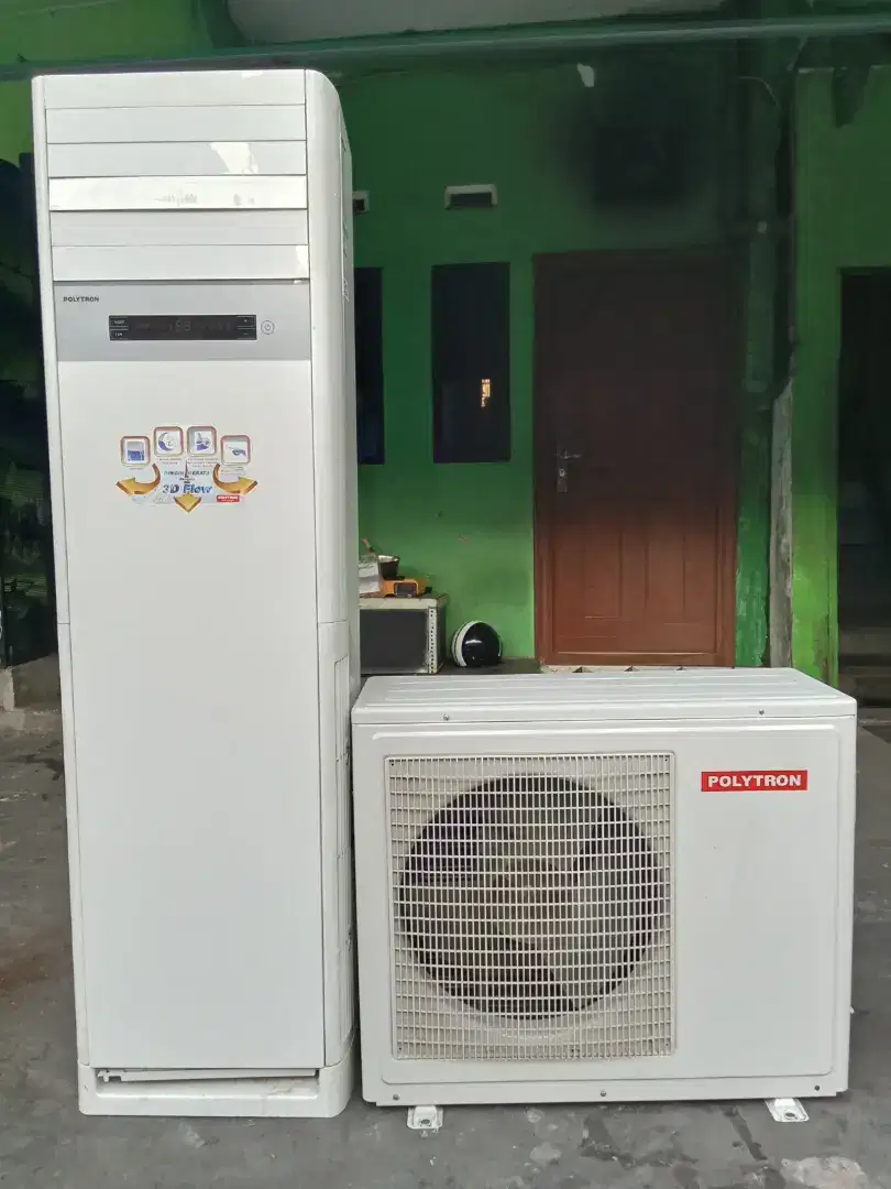 Ac Standing Floor Polytron 3 PK R 410 second + Free Sejabotabek