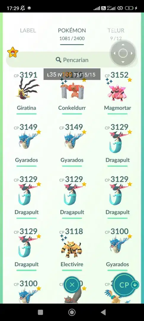 Akun pogo level 43 perfect iv 100