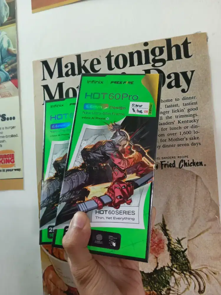 INFINIX HOT 60 PRO 8+8/256 NEW GARANSI RESMI