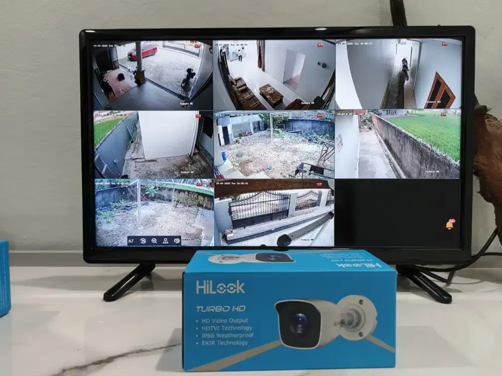 CCTV Hilook – Keamanan Maksimal, Harga Minimal! PAKET 8 KAMERA CCTV