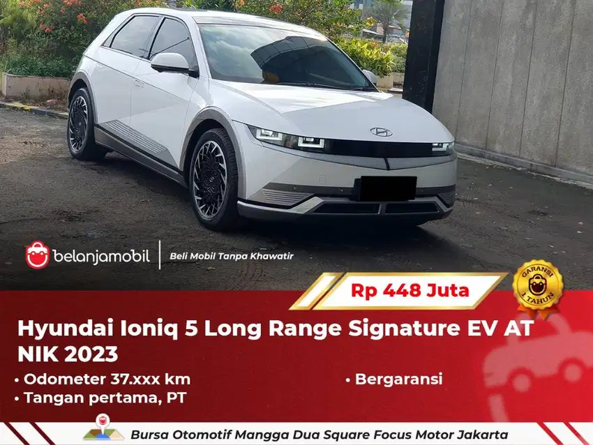 [ BERGARANSI ] Hyundai Ioniq 5 Long Range Signature EV AT 2023/2024