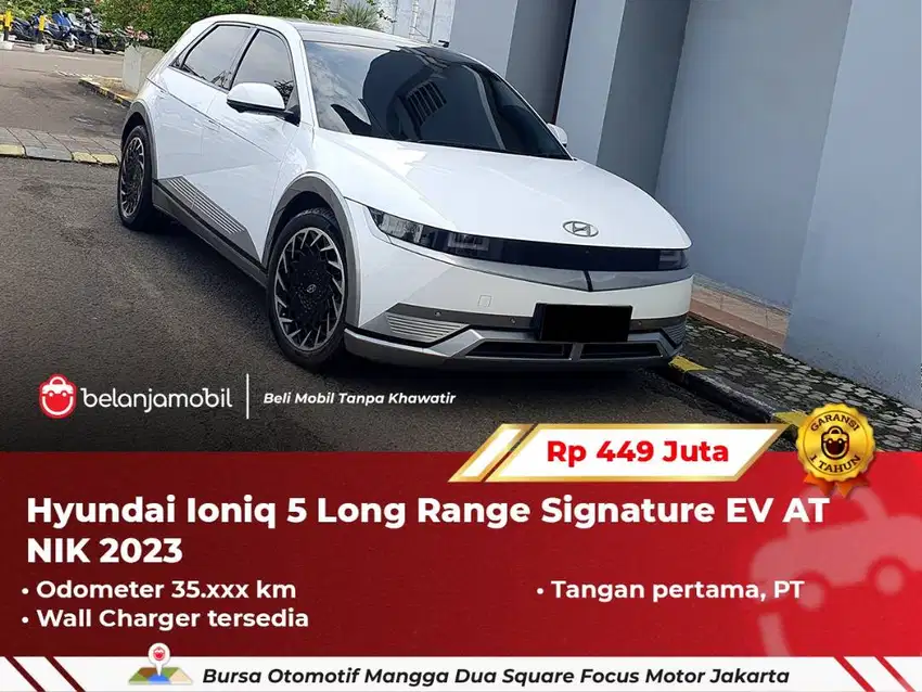 [ BERGARANSI ] Hyundai Ioniq 5 Long Range Signature EV AT 2023/2024