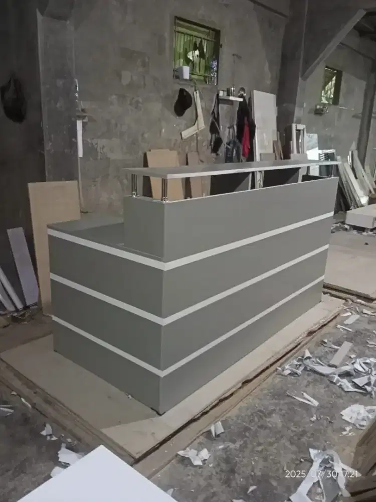 MEJA KASIR 2 METER MEJA RESEPSIONIS BEST SELER