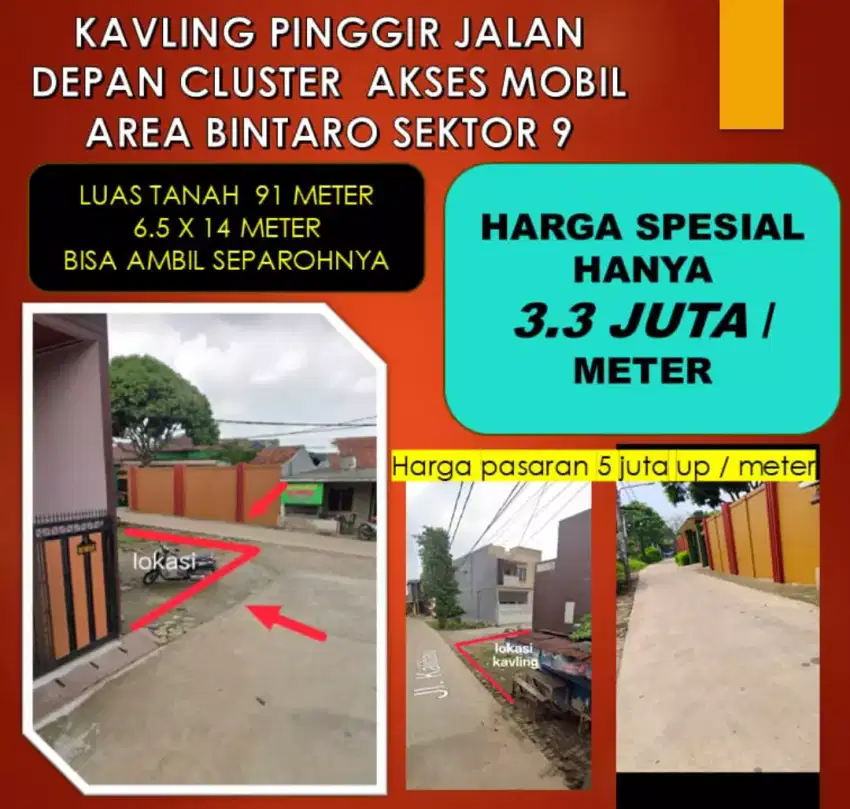Kavling harga spesial murah