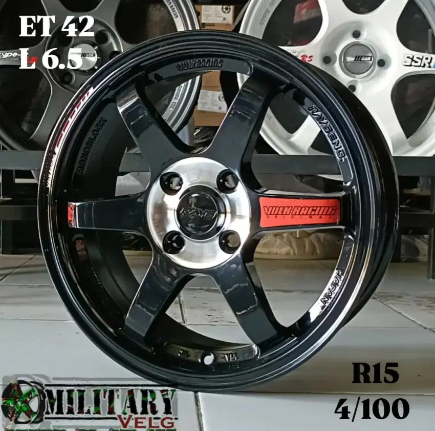 TE37 SL R15 Gunmetal & Blackglossy