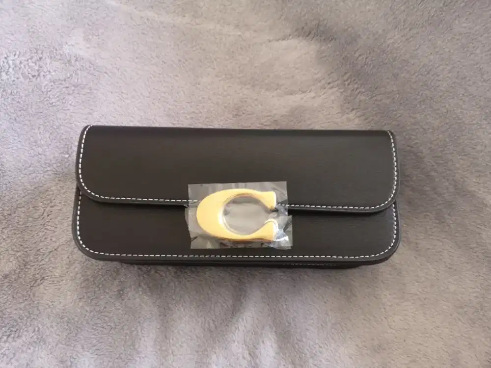 Tas Original Coach Idola in Black, koleksi Butik, Baru Mewah