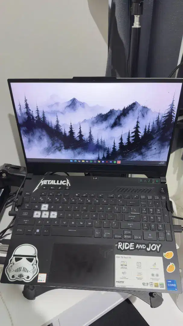ASUS TUF DASH F15 2022 intel core i5-12450H RTX 3050 4GB RAM 16GB
