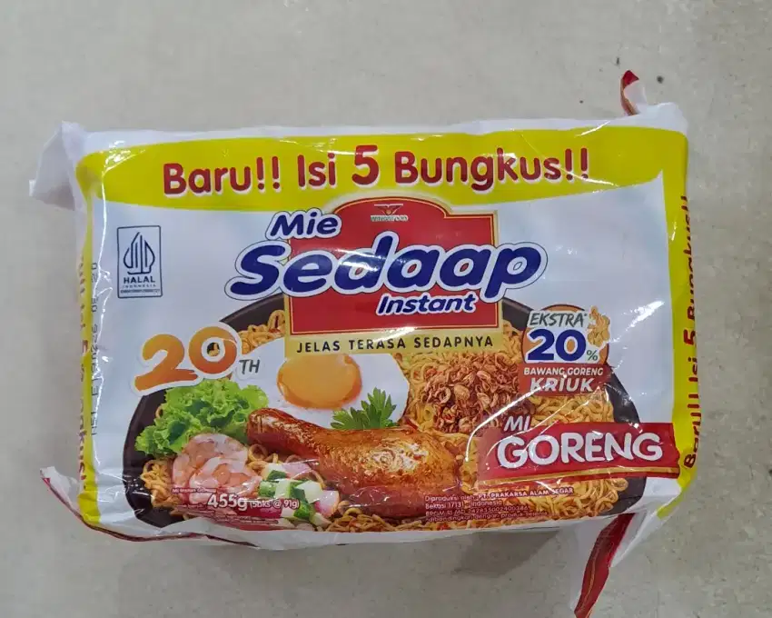 Mie sedaap paketan isi 5 pcs